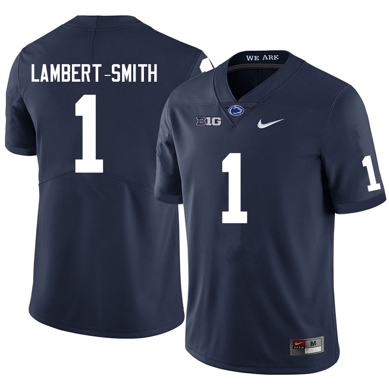 Men #1 KeAndre Lambert-Smith Penn State Nittany Lions College Football Jerseys Sale-Navy